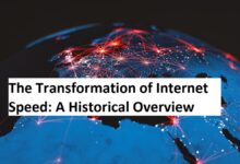 The Transformation of Internet Speed: A Historical Overview